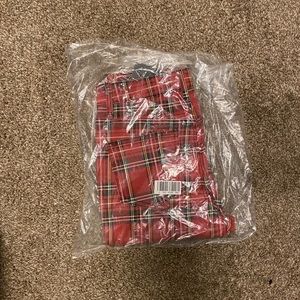Red Plaid Pants